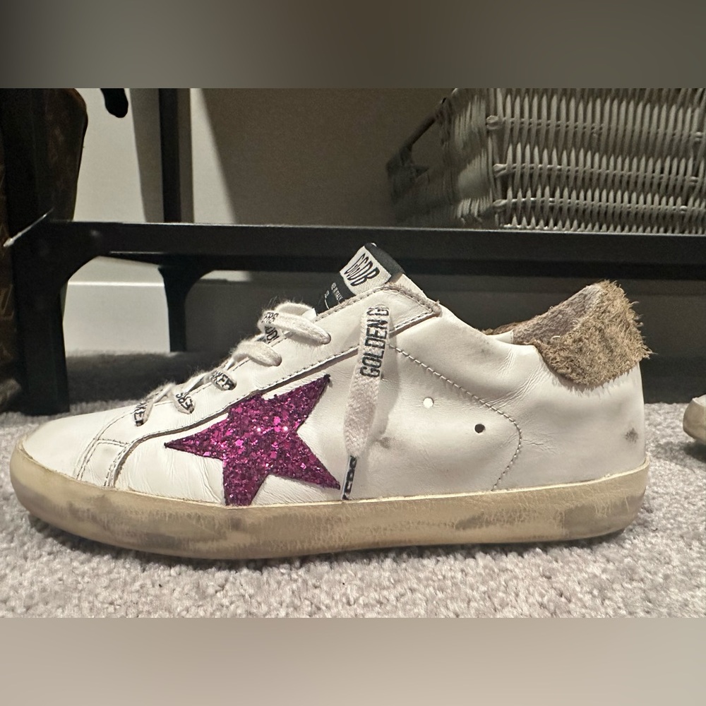 Golden Goose Super Stars size 37. Used but great condition.